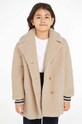 Tommy Hilfiger płaszcz dziecięcy lekko ocieplane beżowy KG0KG07544.128.176.9BYX