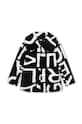 Karl Lagerfeld płaszcz dziecięcy bez kaptura czarny Z16168.162.174