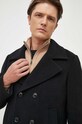 Liu Jo gyapjúkabát fekete M223P105BRUSHPEACOAT