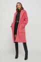 United Colors of Benetton płaszcz 27CTUN03A.11F różowy AW23