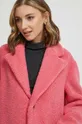 różowy United Colors of Benetton płaszcz