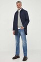 United Colors of Benetton płaszcz 2G79UN032.016 granatowy AW23