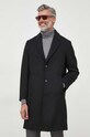 Sisley palton din lana 2VKFSN025.100 negru AW23