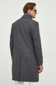 Odzież Sisley płaszcz z domieszką wełny 262YSN02O.901 szary