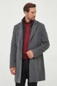 sivá Vlnený kabát BOSS