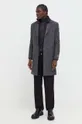 Superdry cappotto in lana grigio