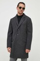 Μάλλινο παλτό Barbour MWO0281 γκρί AW23