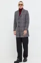 HUGO cappotto in lana grigio