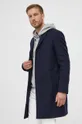 blu navy Calvin Klein cappotto in lana