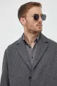 серый Шерстяное пальто Calvin Klein
