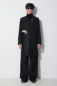 Undercover cappotto con aggiunta di lana Coat nero