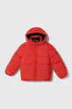 crvena Dječja pernata jakna Tommy Hilfiger Za dječake