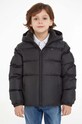 Detská páperová bunda Tommy Hilfiger zateplené čierna KB0KB08341.128.176.9BYX