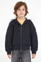 črna Otroška jakna Tommy Hilfiger Fantovski