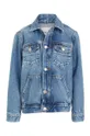 Bavlnená rifľová bunda Calvin Klein Jeans modrá
