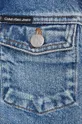 modrá Bavlnená rifľová bunda Calvin Klein Jeans