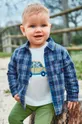 niebieski Mayoral koszula niemowlęca Chłopięcy