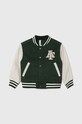 Abercrombie & Fitch kurtka bomber dziecięca bez kaptura zielony KI232.3012