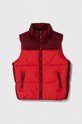 Dětská vesta Tommy Hilfiger s podšívkou červená KB0KB08786.74.122.9BYX