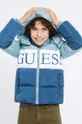 modra Otroška jakna Guess Fantovski