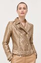Guess giacca da motociclista marrone W3YL25.WFIR2