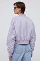 Odzież Calvin Klein Jeans kurtka bomber J20J221378 fioletowy