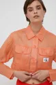 oranžová Bunda Calvin Klein Jeans