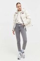 Páperová bunda Tommy Jeans DW0DW14661 béžová AW23