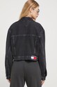 Odzież Tommy Jeans kurtka jeansowa DW0DW16054 czarny