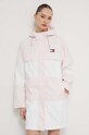 Tommy Jeans rövid kabát rózsaszín DW0DW15948