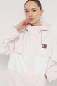 Tommy Jeans rövid kabát DW0DW15948 rózsaszín