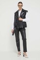 HUGO bezrękawnik 50494809 czarny AW23