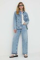 Samsoe Samsoe kurtka jeansowa F23200038 niebieski AW23