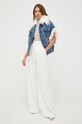 Pinko vesta de blugi 102181.A0ZR albastru AW23