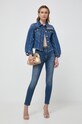 Pinko kurtka jeansowa 100585.A0ZQ niebieski AW23
