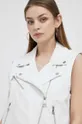 λευκό Αμάνικο μπουφάν DKNY
