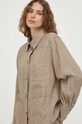 Birgitte Herskind camicia di lino Donna marrone 4834971