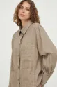 hnedá Ľanová košeľa Herskind Donna