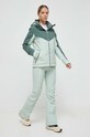 Μπουφάν Roxy Free Jet Block ERJTJ03430 πράσινο AW23