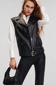 Îmbrăcăminte Karl Lagerfeld geaca ramones de piele 235W1901 negru