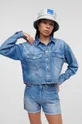 niebieski Karl Lagerfeld Jeans kurtka jeansowa Damski