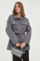 Bunda Patrizia Pepe sivá 8O0077.A301