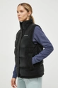 nero Columbia gilet in piuma