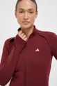 burgundia adidas Performance edzős pulóver