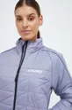 fialová Športová bunda adidas TERREX Multi Insulation