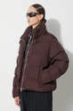 Μπουφάν adidas Originals Vegan Puffer καφέ IJ8235