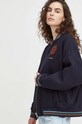 Μάλλινο μπουφάν bomber Drykorn 84397.120010 σκούρο μπλε