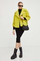Μάλλινο μπουφάν Red Valentino μαλλί πράσινο 3R3CJB856UP