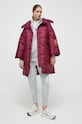 The North Face geaca de puf NF0A831XOSN1 burgundia AW23