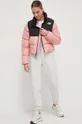 The North Face rövid kabát Cropped Saikuru rózsaszín